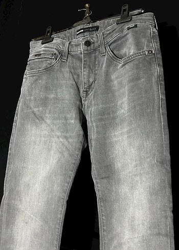 Gri Denim Pantolon - Görsel 3