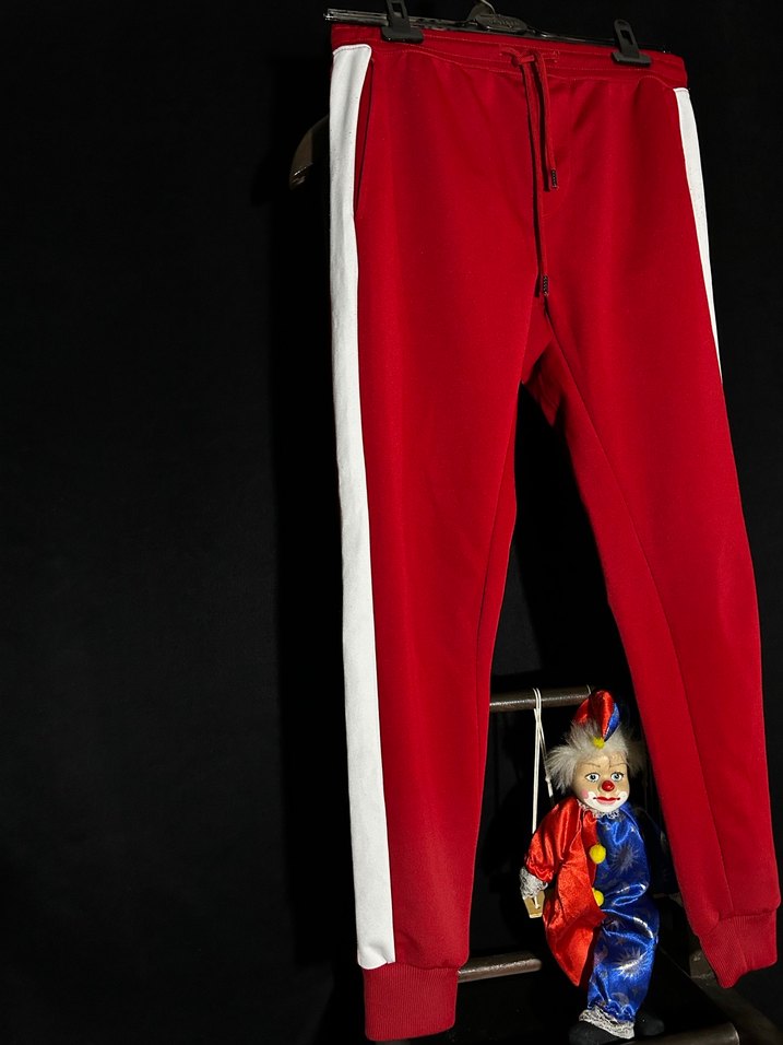 Erkek Kırmızı Eşofman Altı - Görsel 3