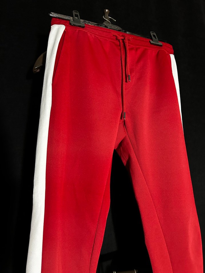 Erkek Kırmızı Eşofman Altı - Görsel 4