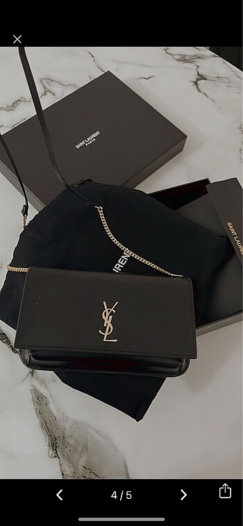 Beden siyah Renk Ysl çanta