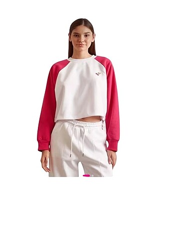 Kadın crop sweat 