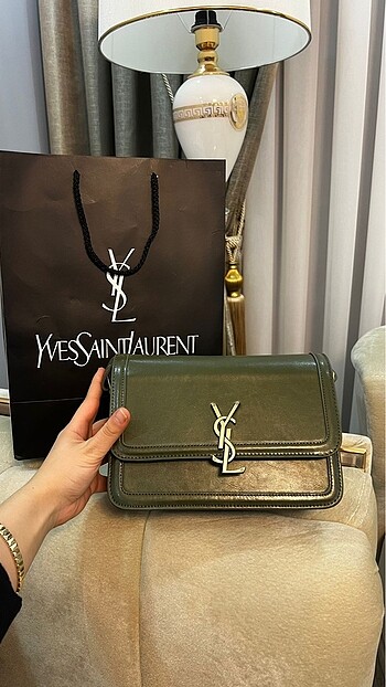 YSL HAKİ YEŞİLİ ÇANTA