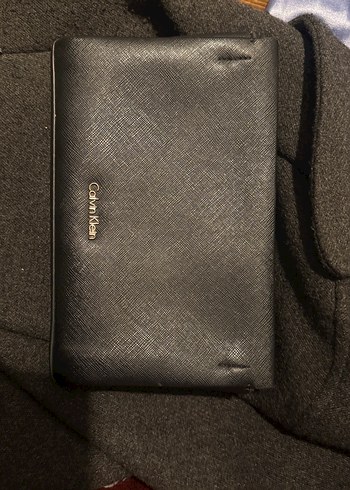 Calvin Klein Siyah Deri Kadin Clutch Canta