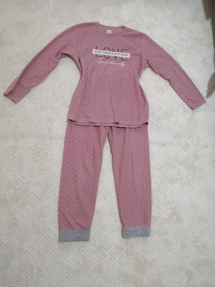 Pembe Kadın Pijama Takımı - Görsel 2