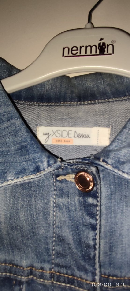 Kadın Kot Ceket - Görsel 5