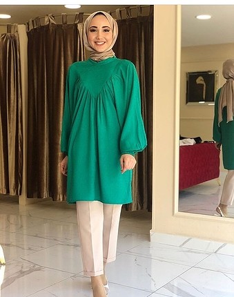 Yeşil tunik