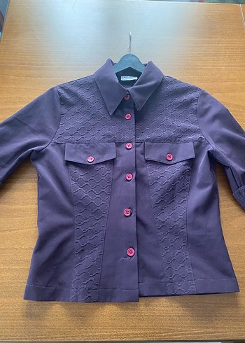 Düğmeli Kadın Gömlek - Görsel 5