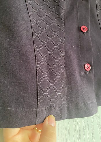 Düğmeli Kadın Gömlek - Görsel 3