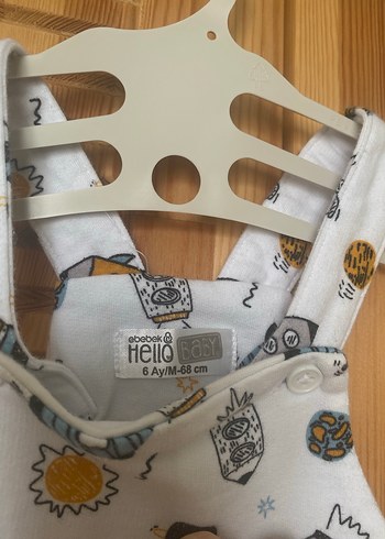 Erkek Çocuk Desenli Askılı Tulum - Görsel 6