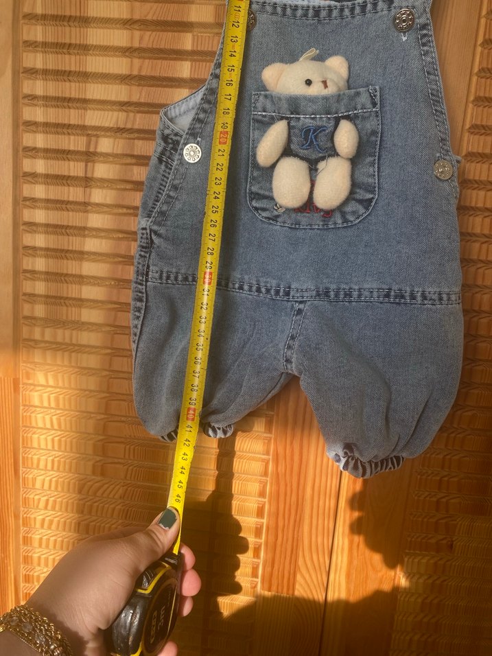 Kot bahçıvan tulum bebek  - Görsel 2