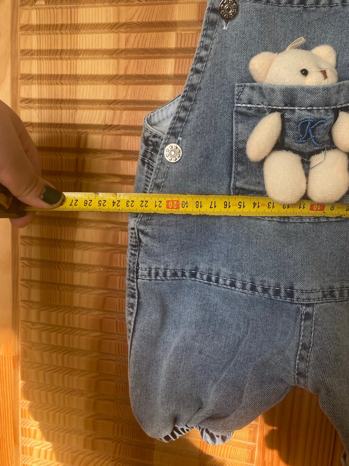 Kot bahçıvan tulum bebek  - Görsel 3