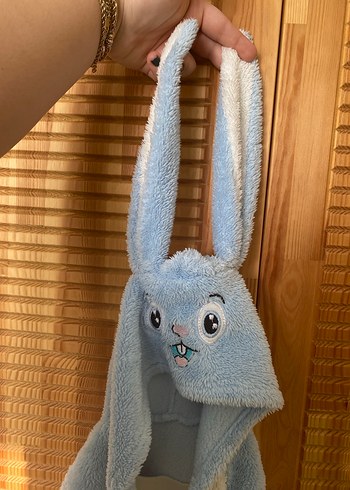 Mavi Peluş Bebek Tulumu - Görsel 4