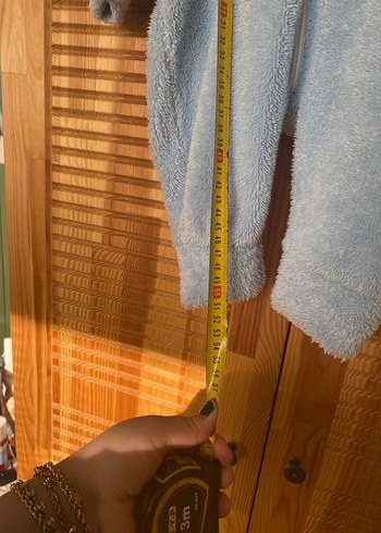 Mavi Peluş Bebek Tulumu - Görsel 5