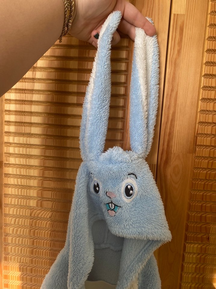 Mavi Peluş Bebek Tulumu - Görsel 4