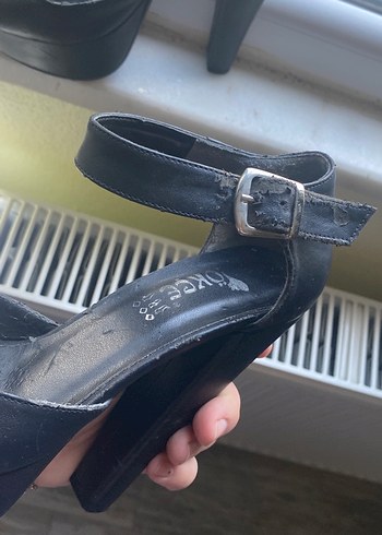 Kadın Siyah Platform Topuklu Goth Ayakkabı - Görsel 7