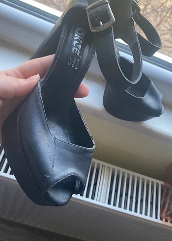 Kadın Siyah Platform Topuklu Goth Ayakkabı - Görsel 3