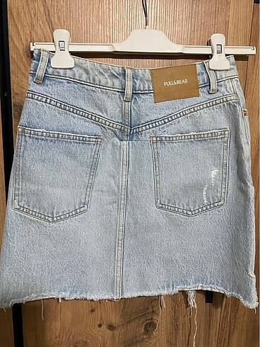 s Beden mavi Renk pull&bear kot etek