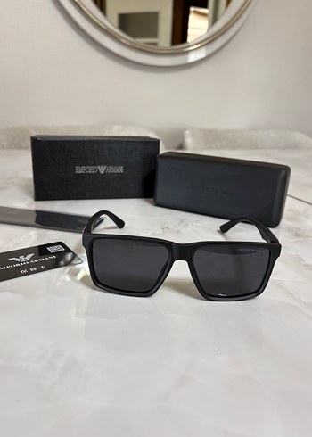 Armani Erkek Siyah Klasik Street Wear Gunes Gozlugu