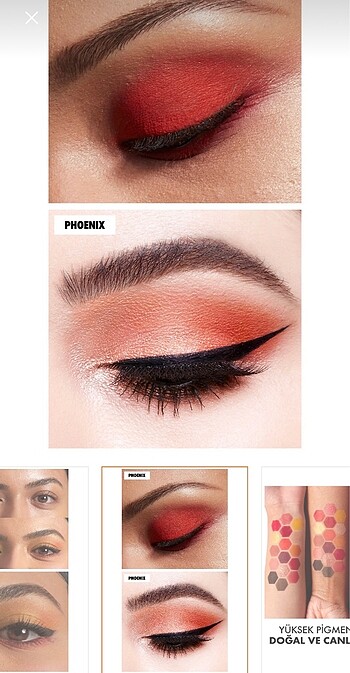  Beden Renk Nyx ultimate phoenix far paleti