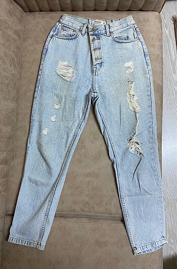 pull and bear jean buz mavisi