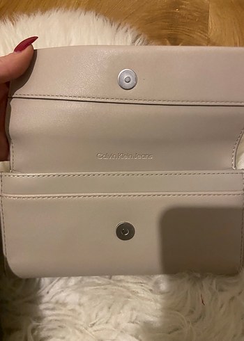 Bej Deri Kadın Cüzdanı - Calvin Klein - Görsel 2