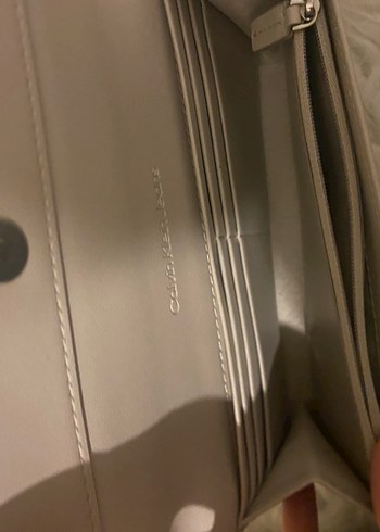 Bej Deri Kadın Cüzdanı - Calvin Klein - Görsel 3