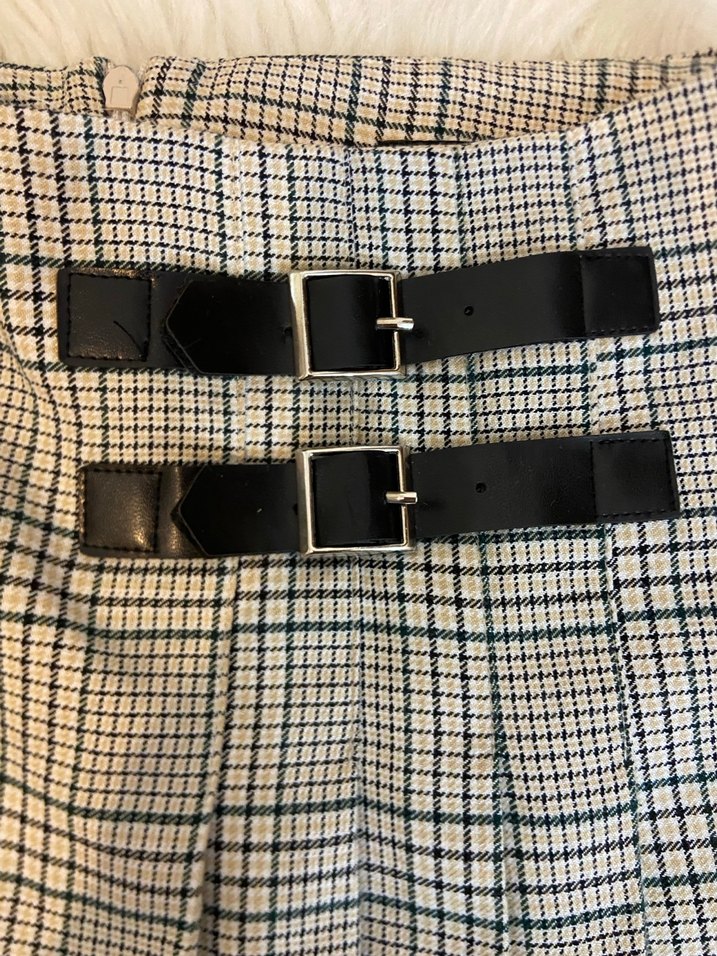 Pileli Mini Etek - Görsel 3