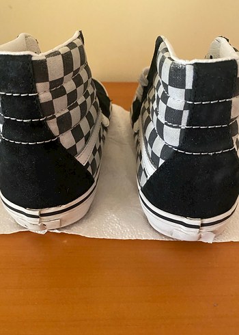 Vans Siyah Kareli Kadın Spor Ayakkabı - Görsel 2