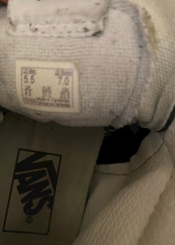 Vans Siyah Kareli Kadın Spor Ayakkabı - Görsel 4