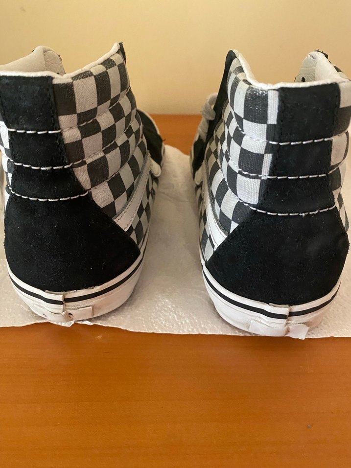 Vans Siyah Kareli Kadın Spor Ayakkabı - Görsel 2