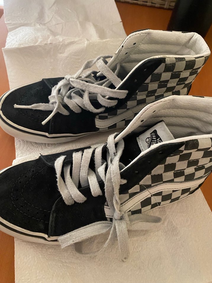 Vans Siyah Kareli Kadın Spor Ayakkabı - Görsel 3