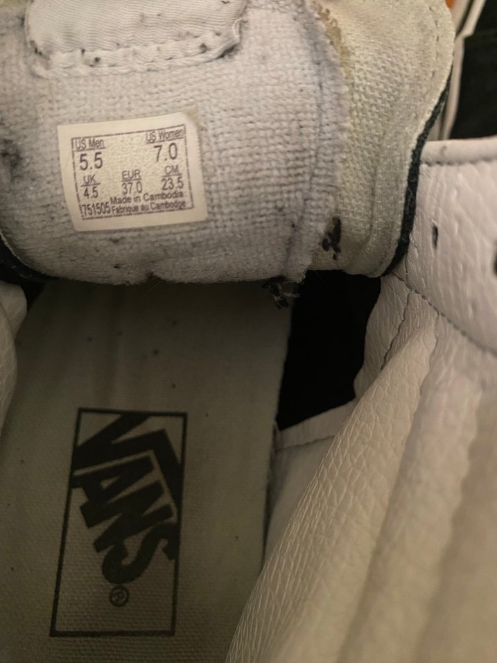 Vans Siyah Kareli Kadın Spor Ayakkabı - Görsel 5