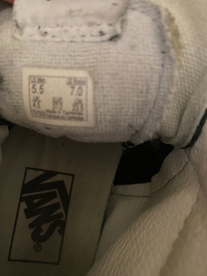 Vans Siyah Kareli Kadın Spor Ayakkabı - Görsel 4