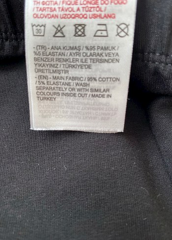 Siyah kız çocuk tayt - Görsel 2