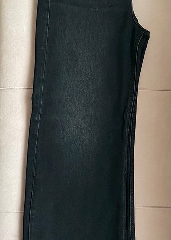 Gri smoke Kadın Denim Midi Jean - Görsel 3