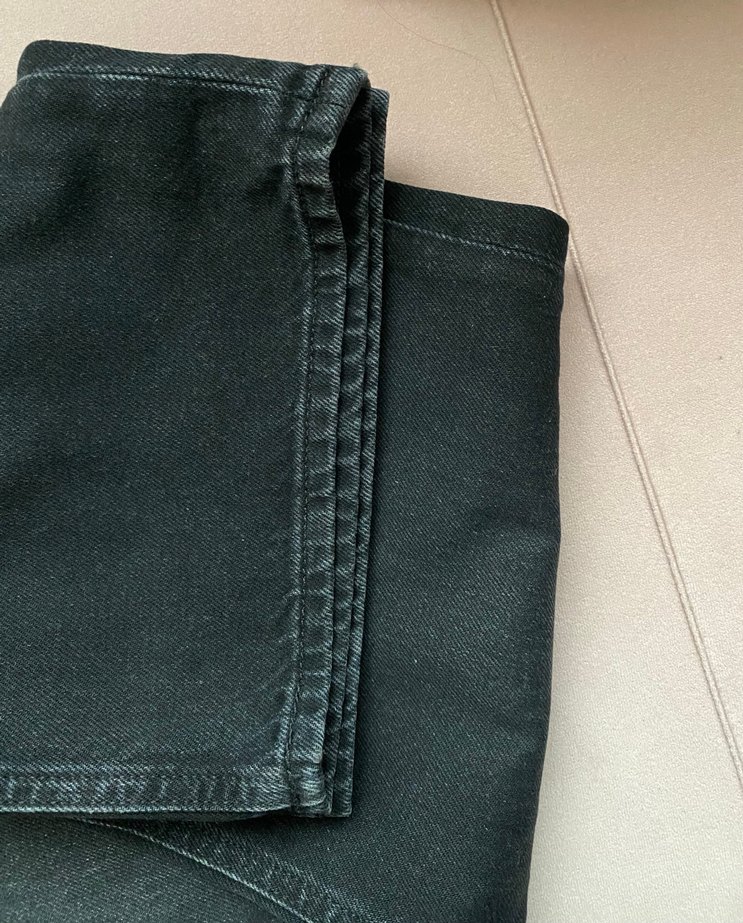 Gri smoke Kadın Denim Midi Jean - Görsel 2