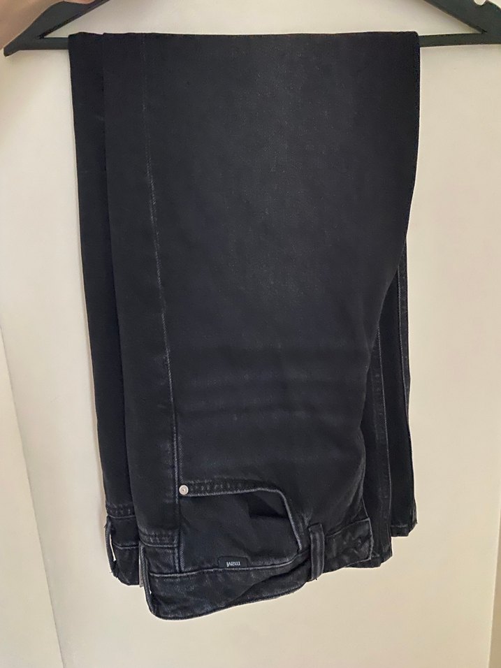 Gri smoke Kadın Denim Midi Jean - Görsel 4