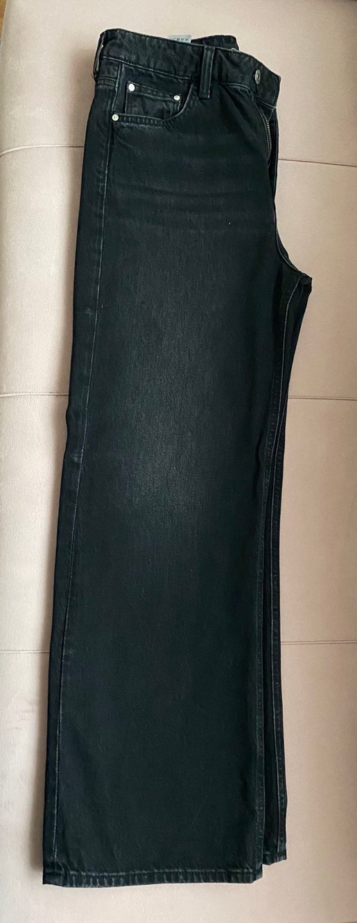 Gri smoke Kadın Denim Midi Jean - Görsel 3