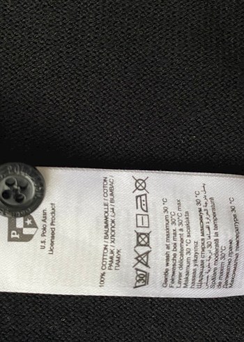 U.S Polo %100 Pamuk Siyah Uzun Kollu Hırka LX - Görsel 4