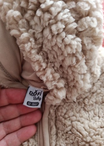 Kürklü Kapüşonlu Bebek Tulum - Görsel 4