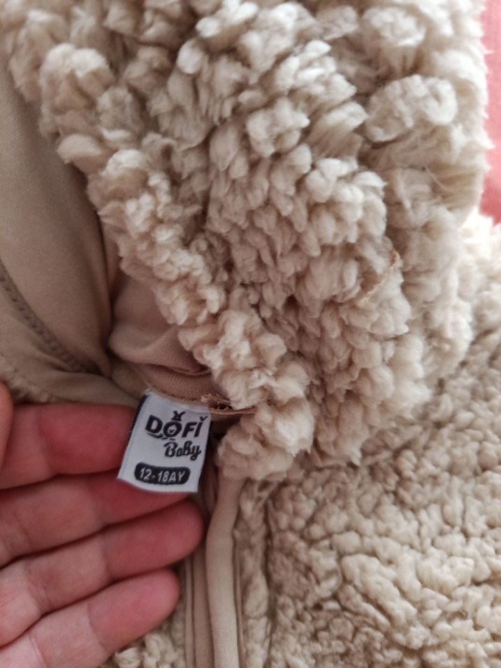 Kürklü Kapüşonlu Bebek Tulum - Görsel 4