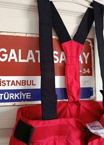 Erkek Kırmızı Kayak Pantolonu, 8 10 yaş - Görsel 3