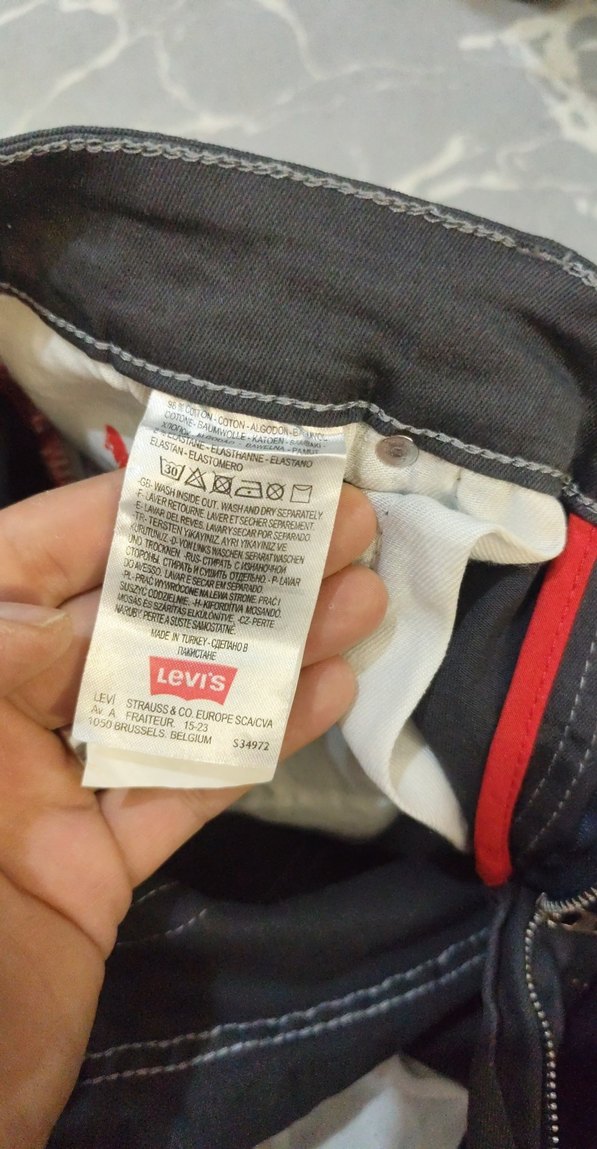 Levis Siyah Denim Jean — görsel 6/6