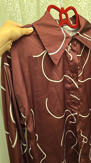 Saten gömlek - Görsel 3