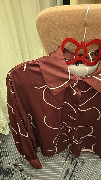 Saten gömlek - Görsel 4