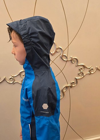 Erkek çocuk Lacivert Fermuarlı Yağmurluk REGATTA marka - Görsel 3