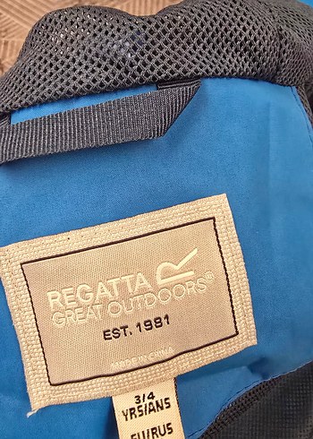 Erkek çocuk Lacivert Fermuarlı Yağmurluk REGATTA marka - Görsel 6