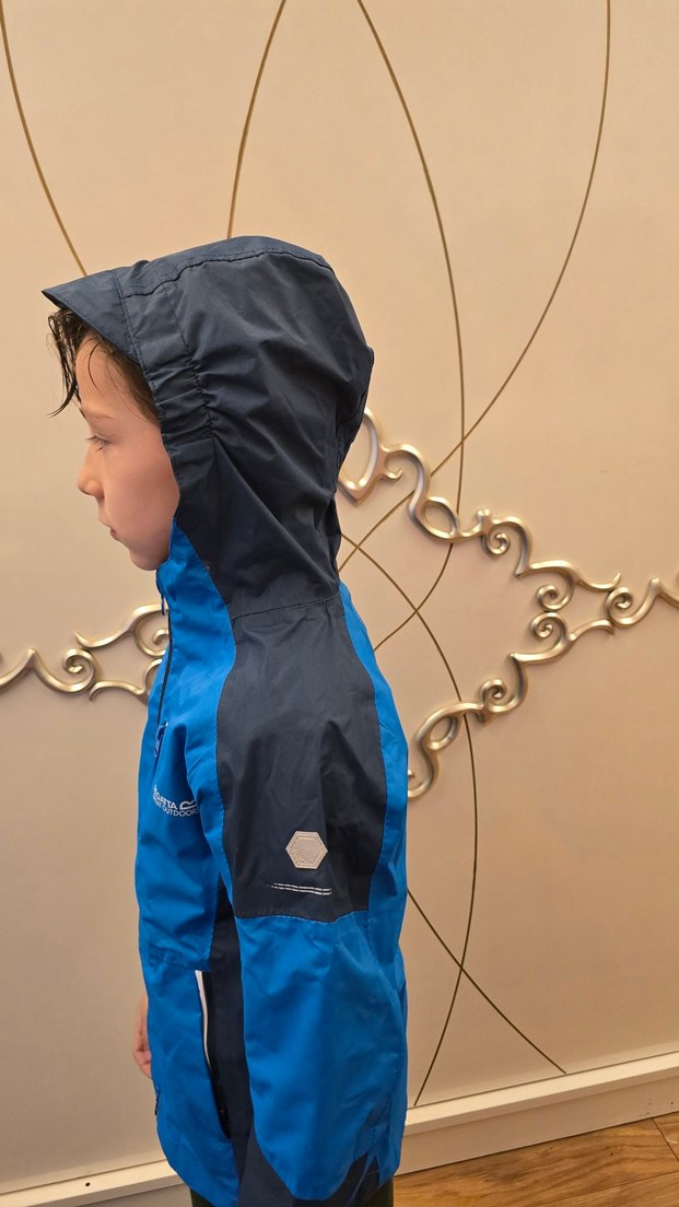 Erkek çocuk Lacivert Fermuarlı Yağmurluk REGATTA marka - Görsel 3