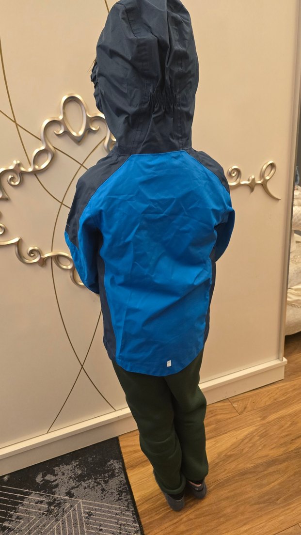 Erkek çocuk Lacivert Fermuarlı Yağmurluk REGATTA marka - Görsel 2