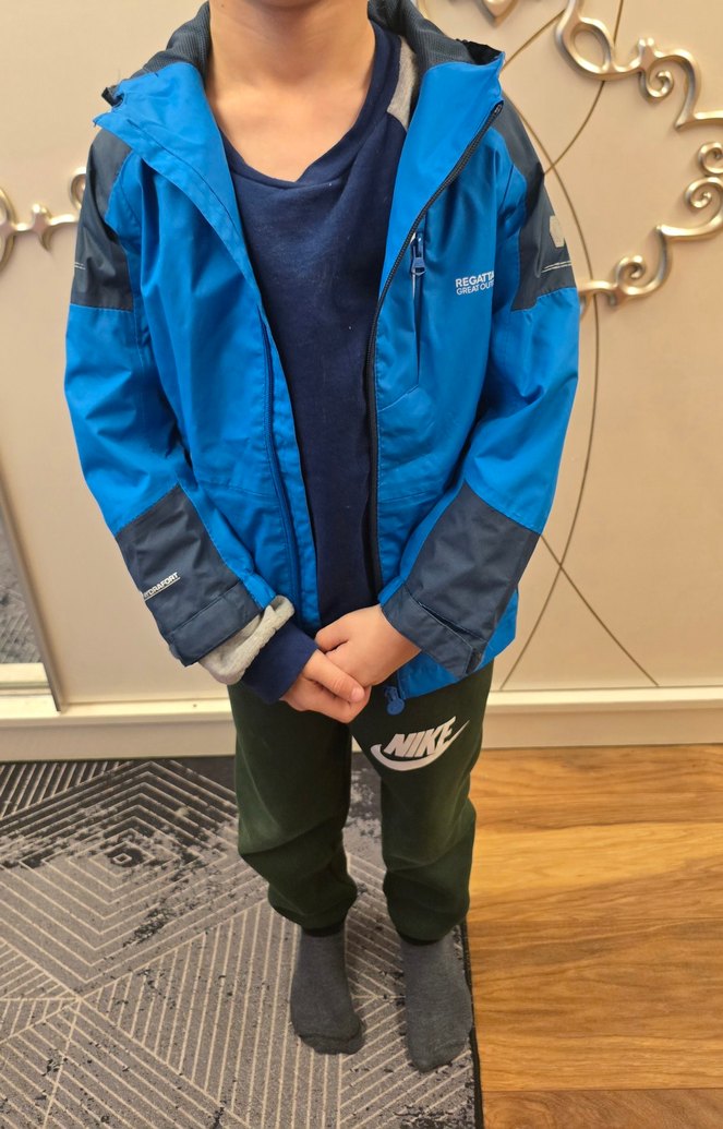 Erkek çocuk Lacivert Fermuarlı Yağmurluk REGATTA marka - Görsel 5